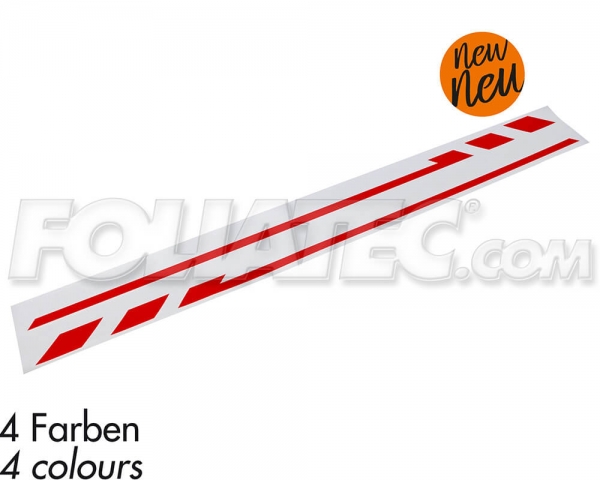 PIN-Striping Aussenspiegel - Rot